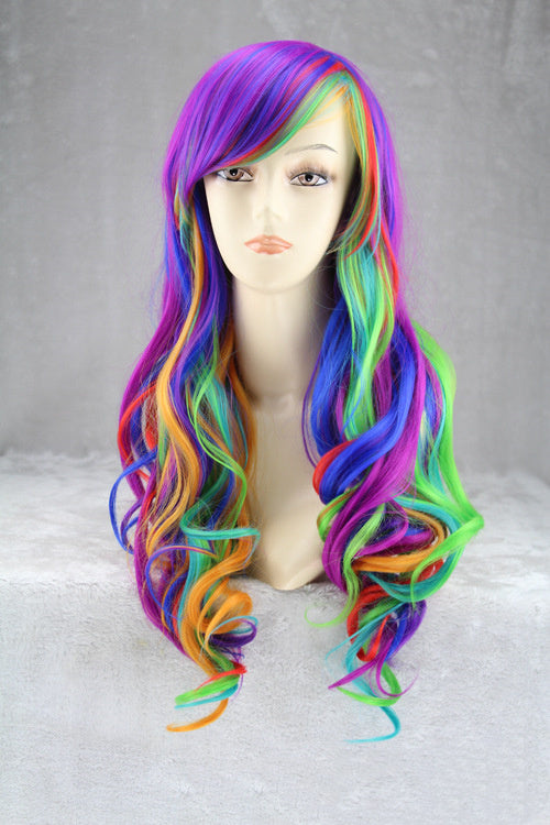Colorful rainbow gradient hairstyle - iztia