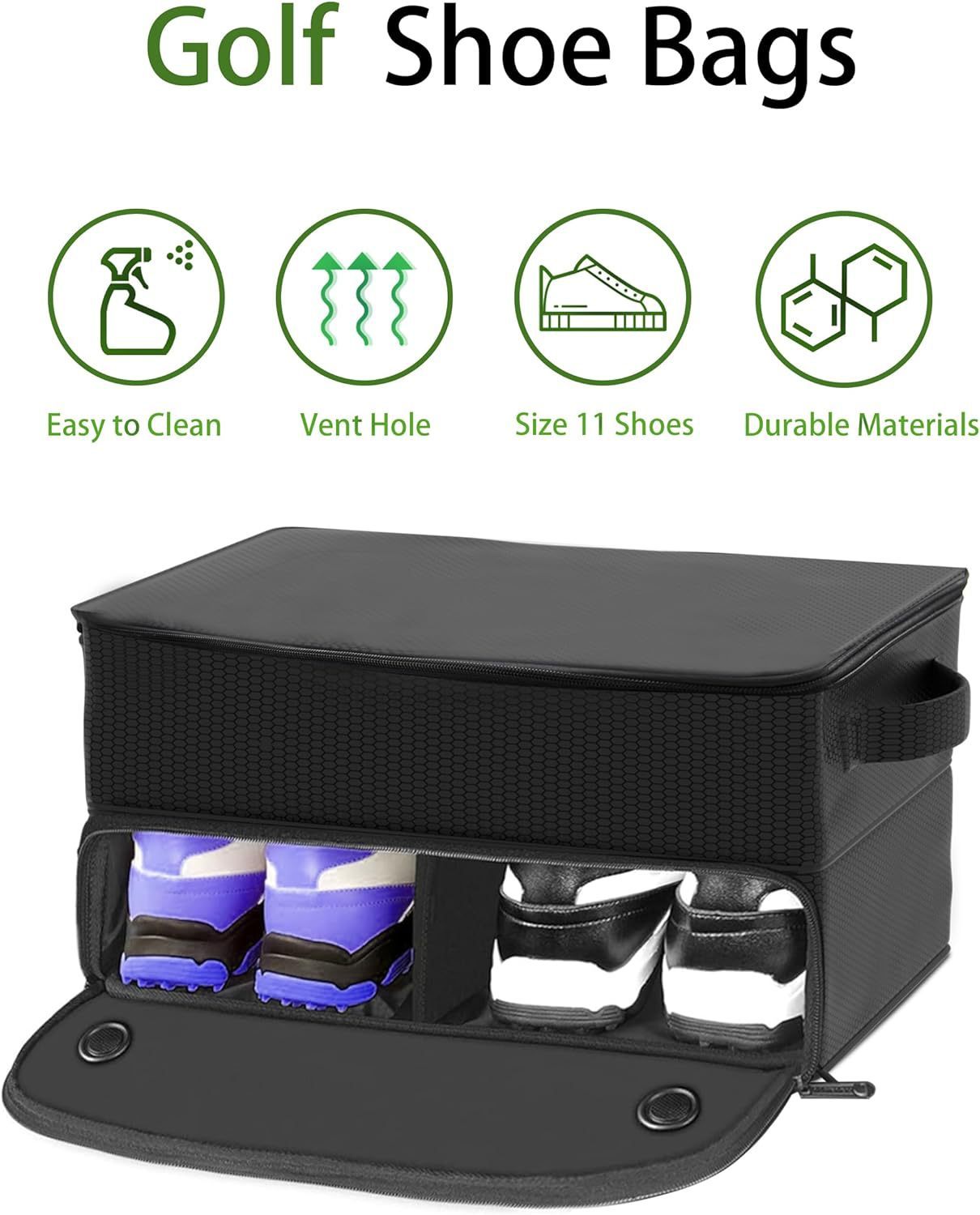 Golf Trunk Storage Box Waterproof Car Golf Locker Car Storage Bag - iztia