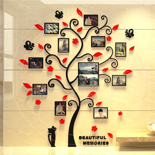 Family photo frame tree wall sticker - iztia