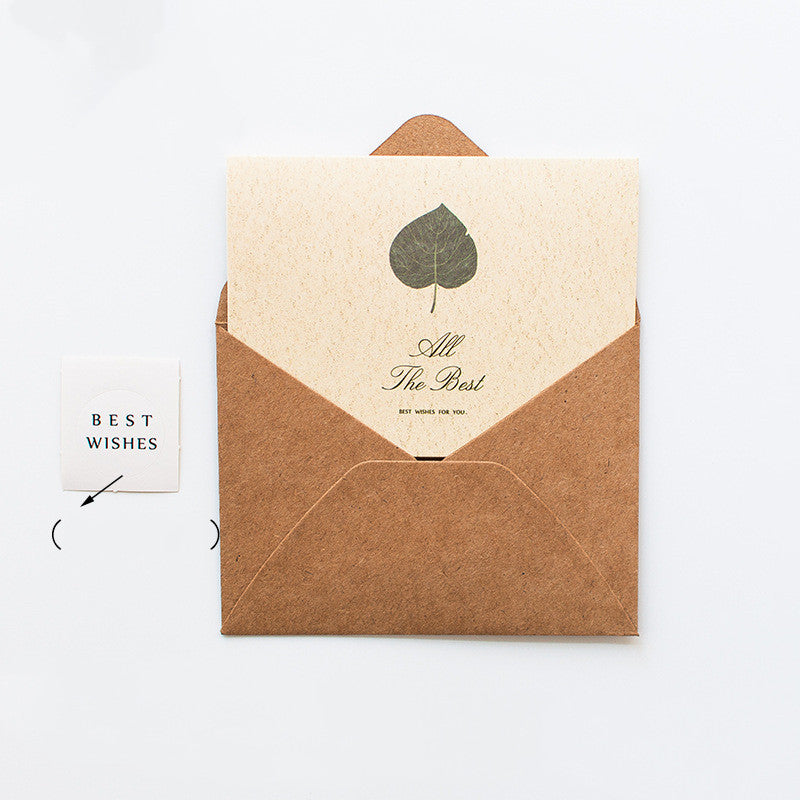 Vintage greeting card blessing card - iztia