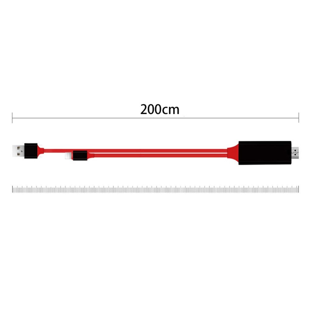 Type-C To HDMI Three In One Mobile Phone Projection Cable - iztia