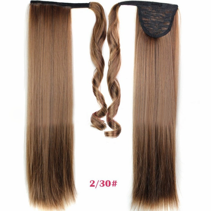 Velcro Wig Ponytail Straight Invisible Hair Extension - iztia