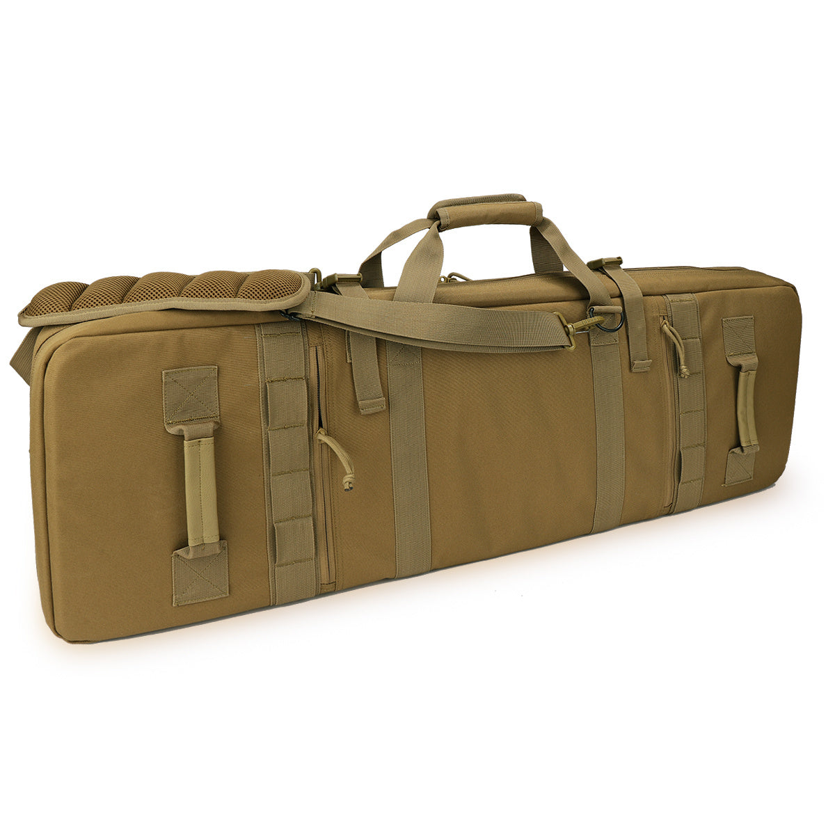 VOTAGOO Double Rifle Case Gun Bag, Safely Long-Barrel Firearm Transportation Cases Locks, All-Weather Soft Tactical Range Bag Ackpack For Shotgun Spacious Heavy Duty - iztia
