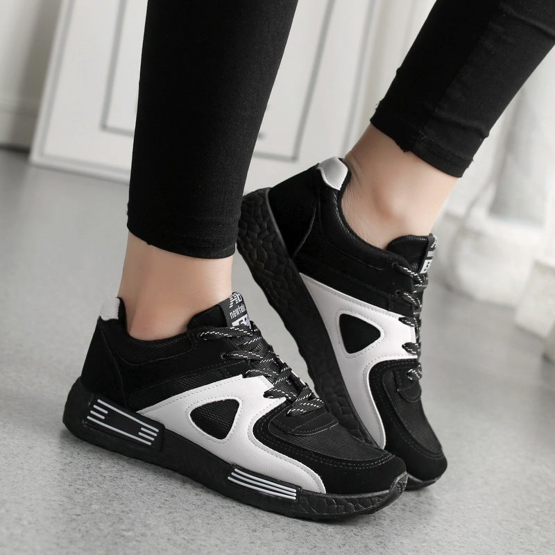 Sports Shoes Women's All-match Casual Shoes Forrest Shoes Student Breathable Board Shoes Flat Running Shoes - iztia