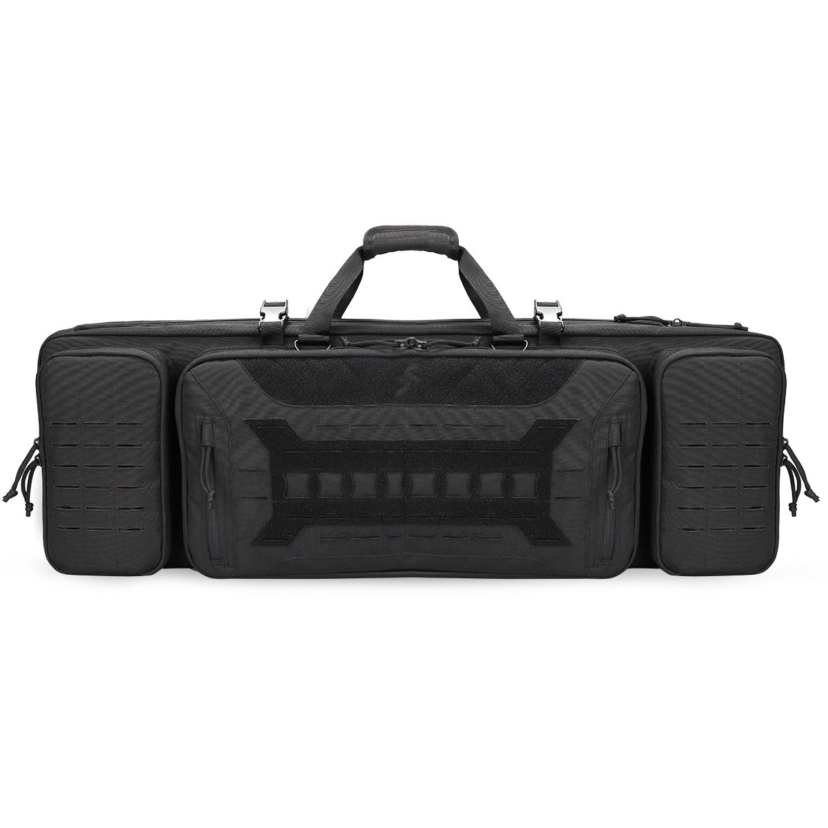 VOTAGOO Double Rifle Case Gun Bag, Safely Long-Barrel Firearm Transportation Cases Locks, All-Weather Soft Tactical Range Bag Ackpack For Shotgun Spacious Heavy Duty - iztia