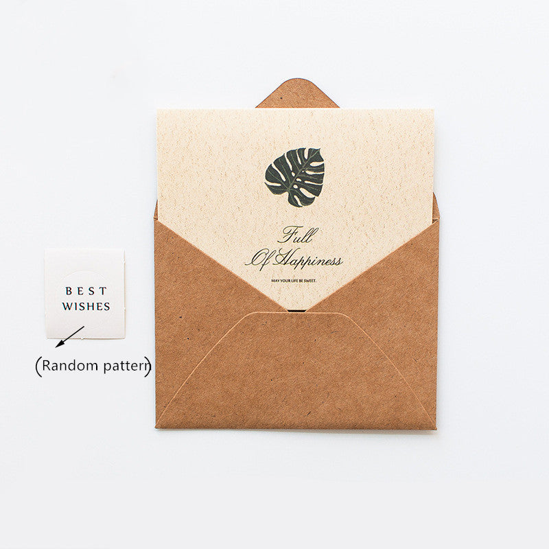 Vintage greeting card blessing card - iztia