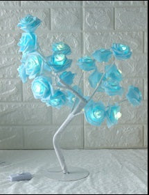 LED Tree Lamp Rose Small Tree Lamp Modeling Lamp Table Lamp - iztia