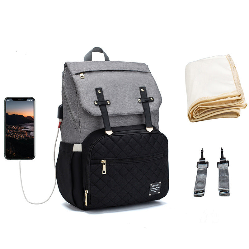 LEQUEEN Multifunctional Large Capacity Mummy Bag - iztia