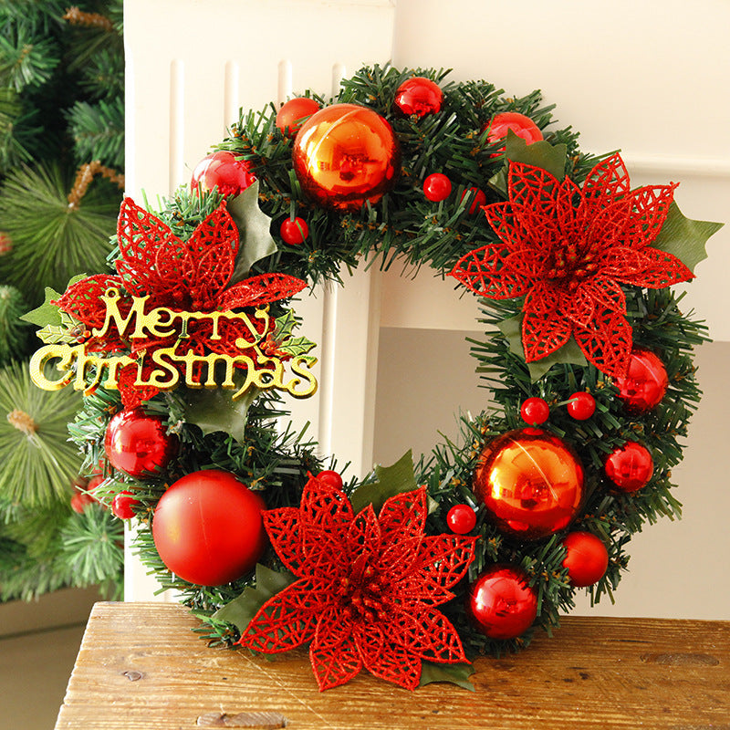 Christmas Decorations Christmas Wreath Home Decor For Home Garden Decorations Mall Door Decoration - iztia