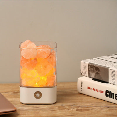 USB Crystal Light Himalayan Salt LED Lamp - iztia
