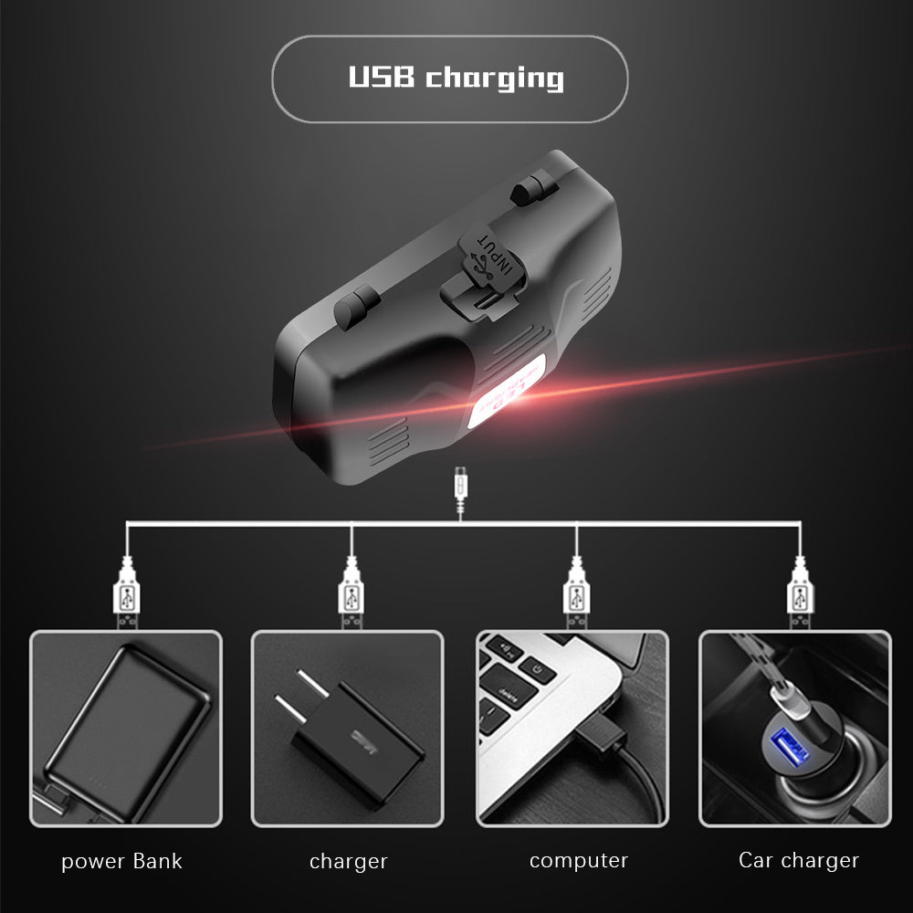 T6 white light green light red light zoom headlight - iztia
