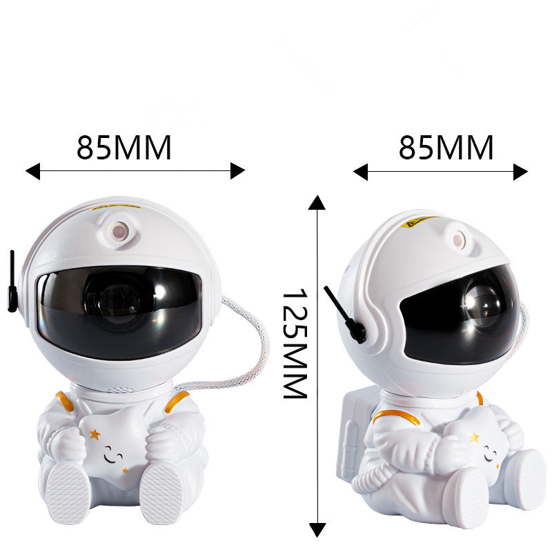 Mini Version Of Astronaut Star Projection Lamp Creative Gift Atmosphere Decorative Lamp Colorful Flowing Starry Night Light - iztia