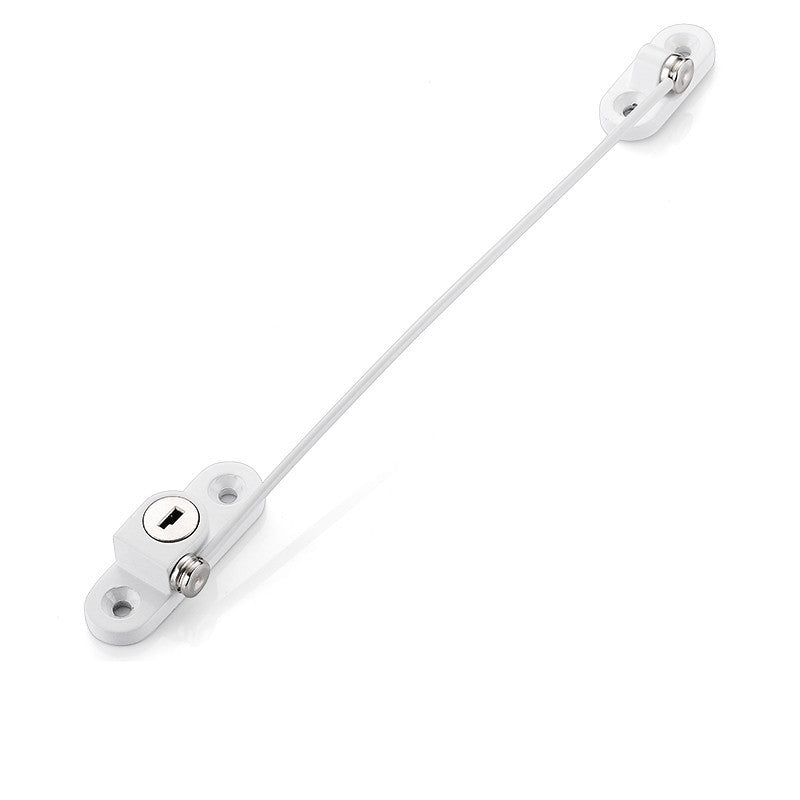Window Security Chain Lock Window Cable Lock Restrictor Multifunctional Window Lock Door Security Guard for Baby Safety 1Pcs - iztia