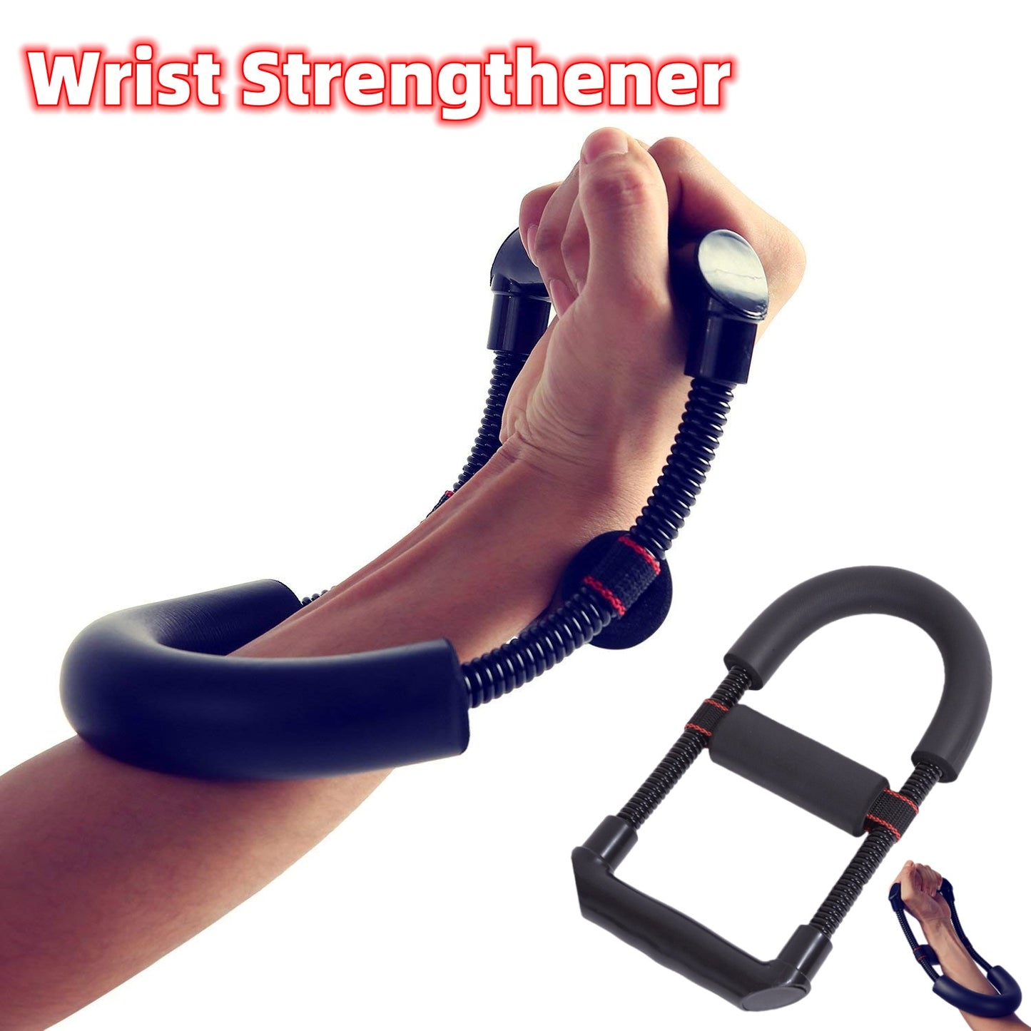 Grip Power Wrist Forearm Hand Grip Arm Trainer Adjustable Forearm Hand Wrist Exercises Force Trainer Power Strengthener Grip Fitness - iztia