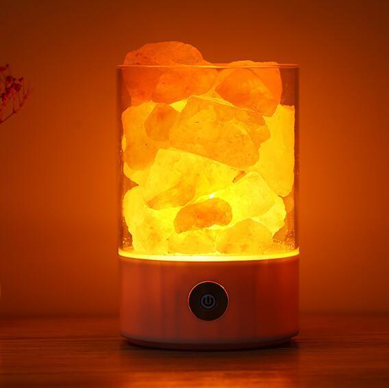 USB Crystal Light Himalayan Salt LED Lamp - iztia