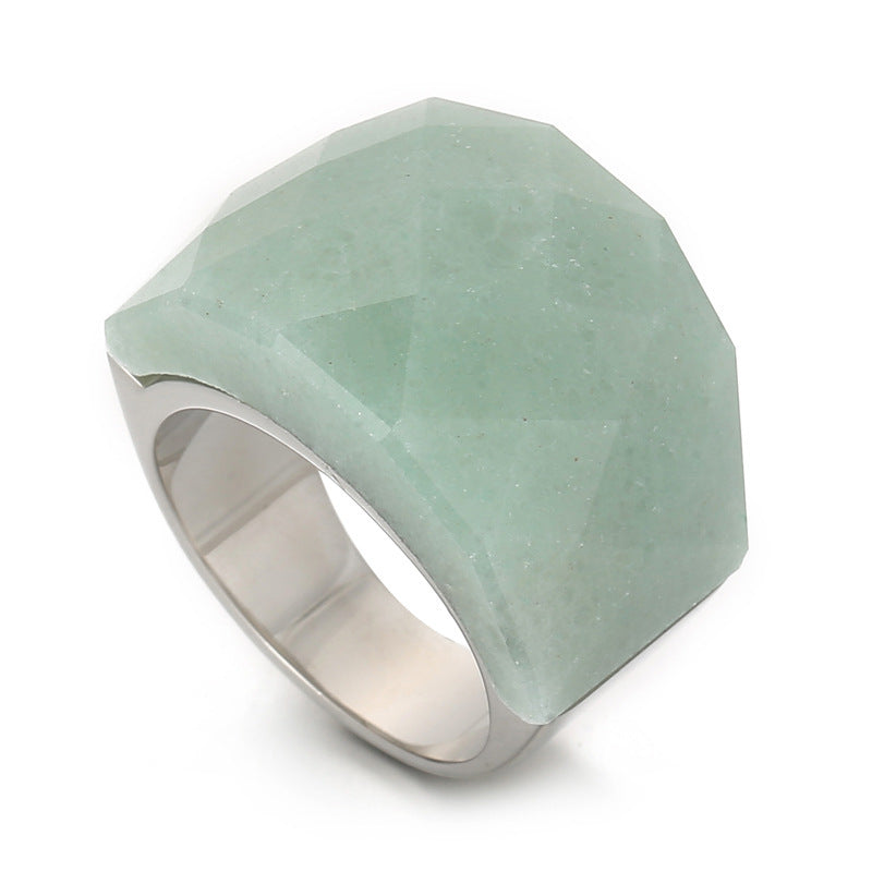 Women's Fashion Natural Stone Ring - iztia
