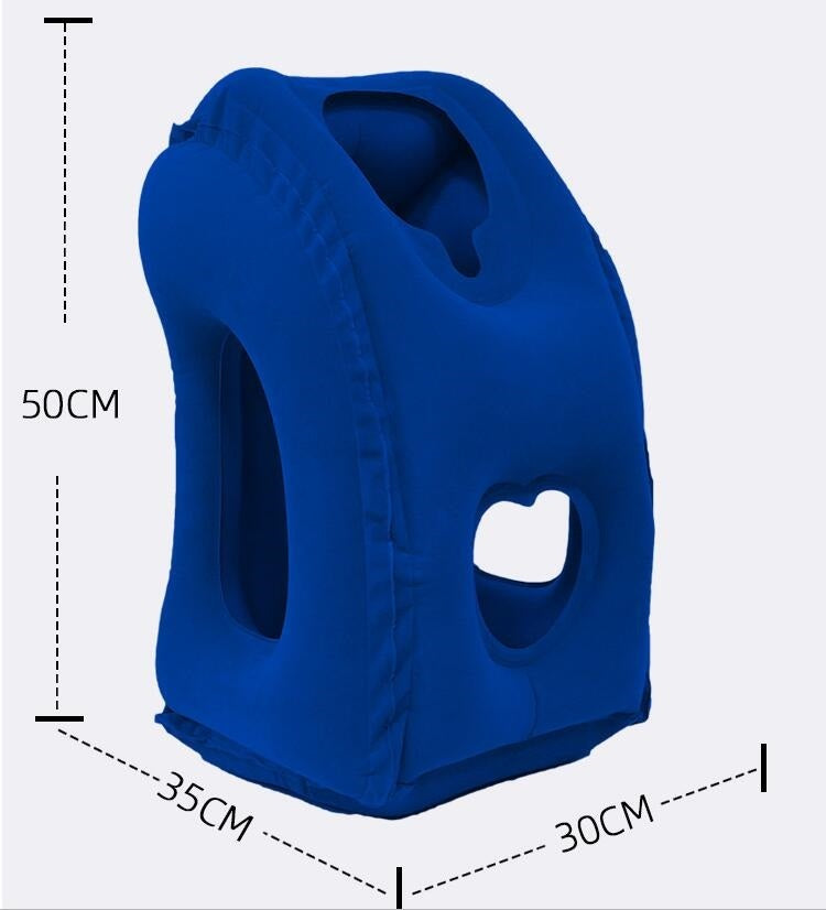 Inflatable Cushion Travel Pillow The Most Diverse & Innovative Pillow for Traveling 2017 Airplane Pillows Neck Chin Head Support - iztia