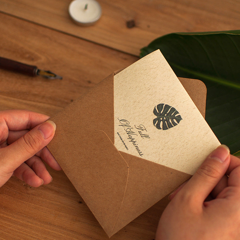 Vintage greeting card blessing card - iztia
