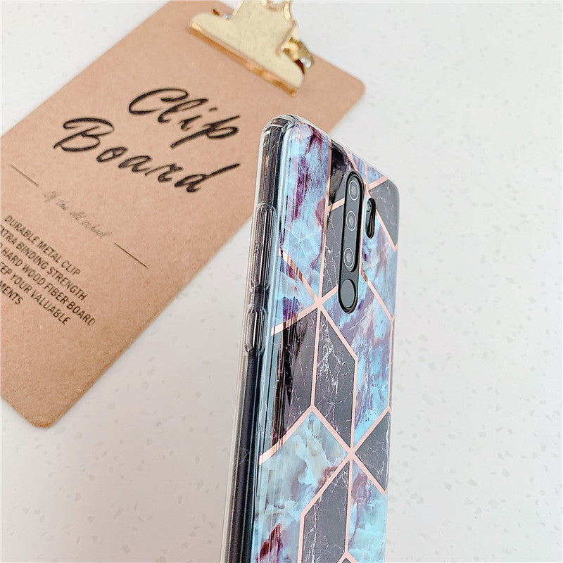 Plating Splice Marble Phone Cases - iztia