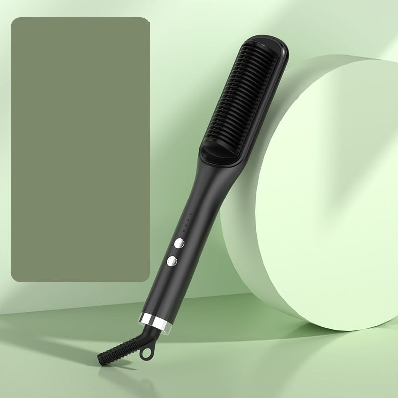 Anion Hair Care Electric Hair Curlers Hair Comb Straightener - iztia
