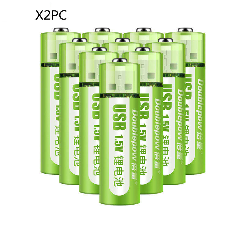 USB Rechargeable Battery No. 5, No. 7 Lithium Battery, Large Capacity 1.5v Constant Voltage AA - iztia