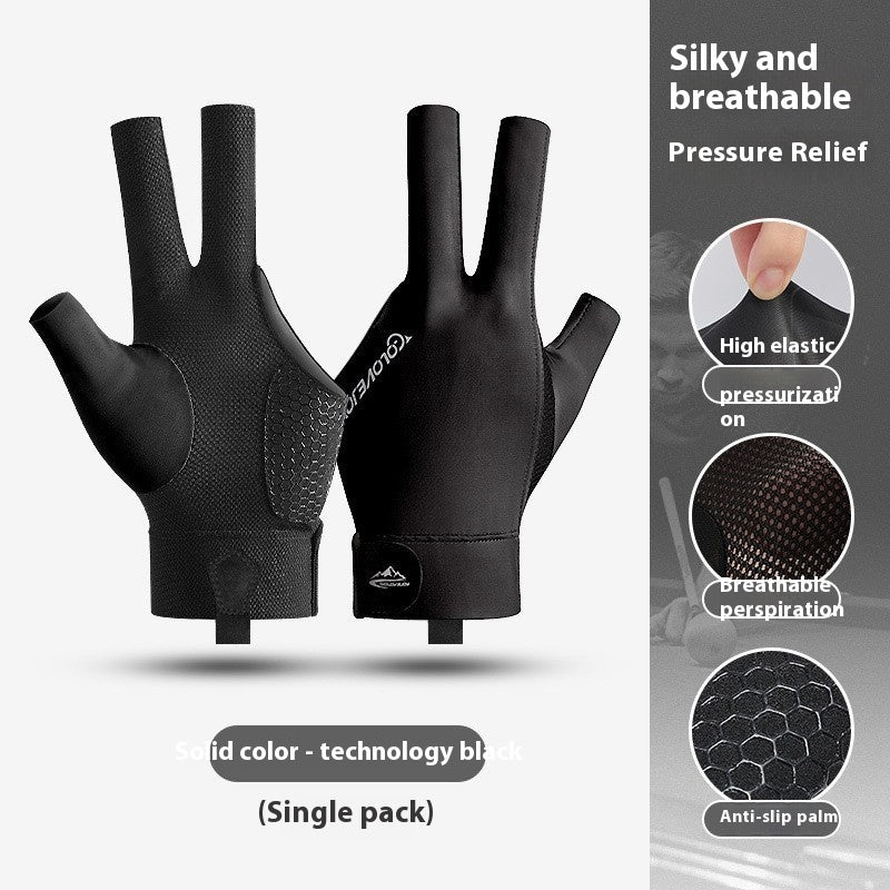 Billiard Gloves High Elastic Breathability Lightweight - iztia