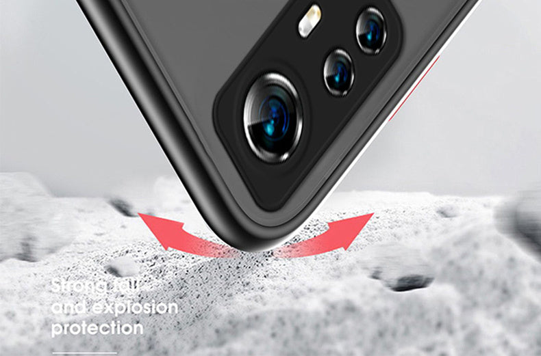 Drop-resistant Ultra-thin Frosted Silicone Transparent Protective Case - iztia