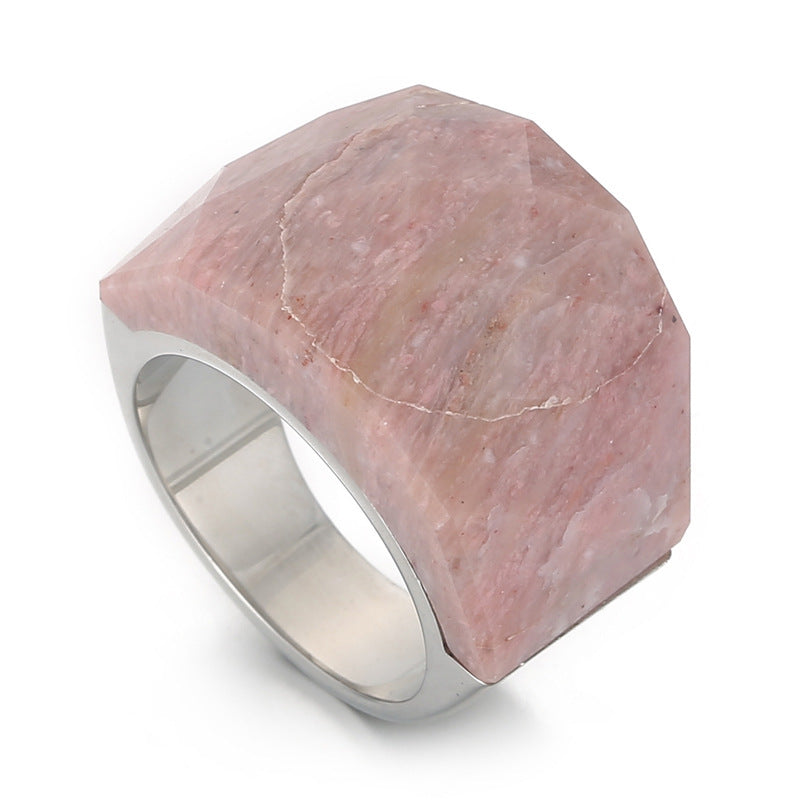 Women's Fashion Natural Stone Ring - iztia