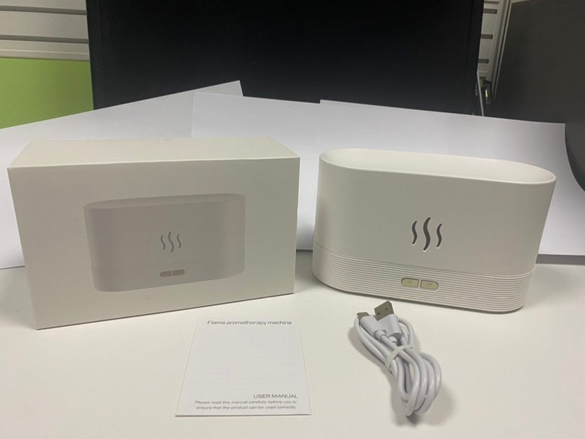 Drop Shipping Factory Direct Sale Fire Flame Humidifier Aroma Diffuser 2022 Air Essential Oil Ultrasonic Humidifier - iztia
