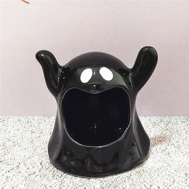 Special Halloween Ghost Festival Ceramic Craft Ornaments - iztia