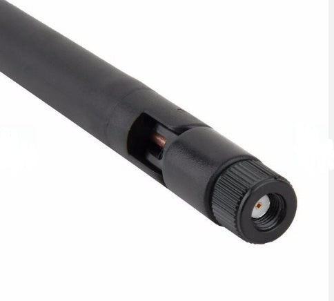Wifi 2.4Ghz 5dB wireless intensifier has flexible rubber with Sma male connector. - iztia