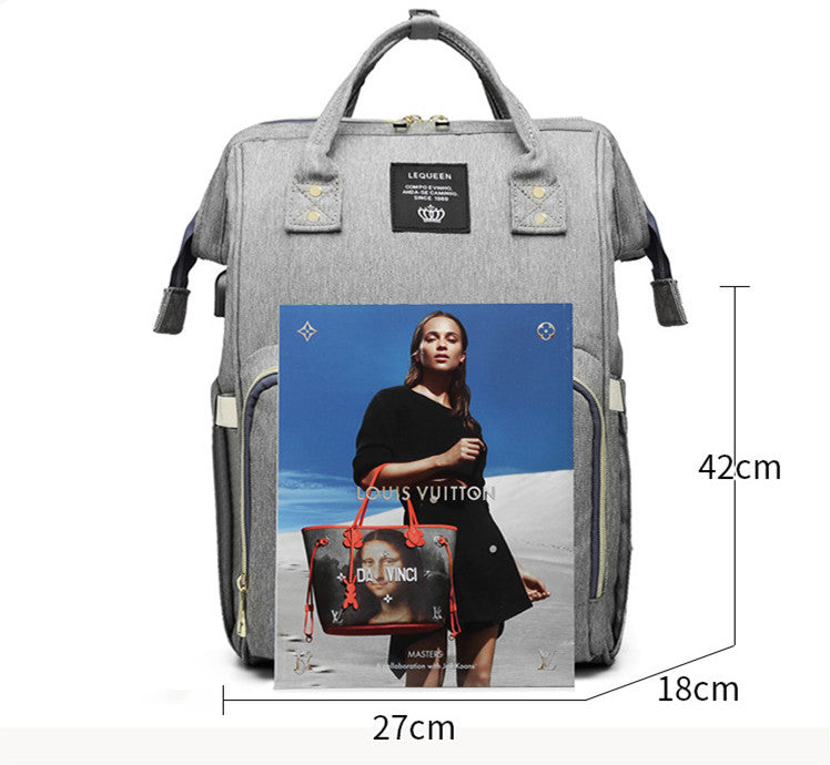 LEQUEEN Multifunctional Large Capacity Mummy Bag - iztia