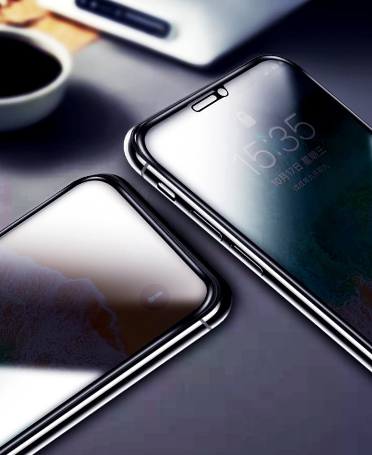 Compatible With , Mobile Phone Steel Glass Screen Silk Screen Anti-fall Anti-sneak Film - iztia