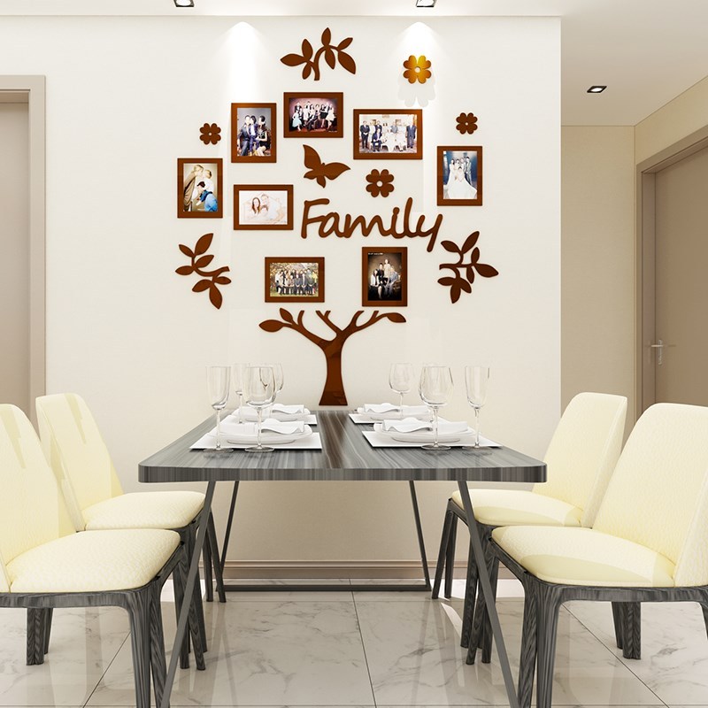 Photo frame tree 3d wall sticker - iztia