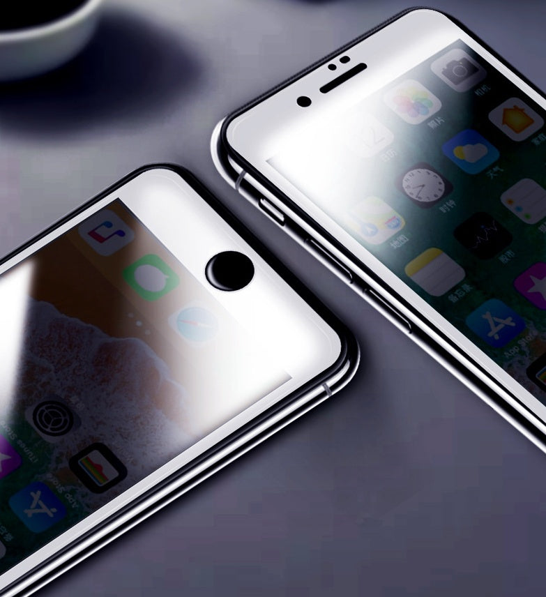 Compatible With , Mobile Phone Steel Glass Screen Silk Screen Anti-fall Anti-sneak Film - iztia