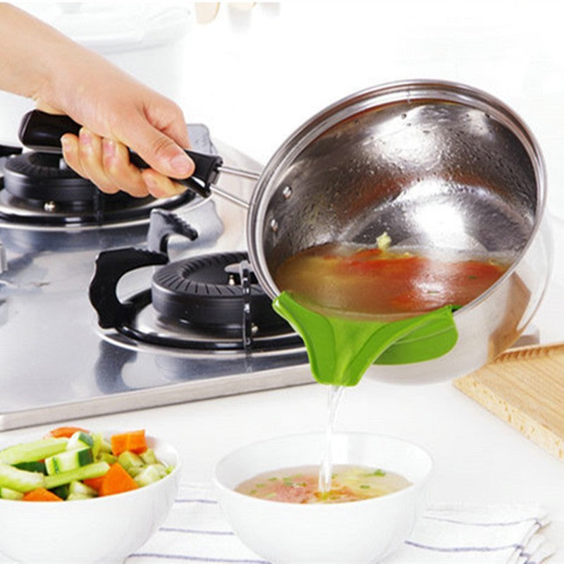 Silicone Soup Funnel Kitchen Gadget Tools - iztia