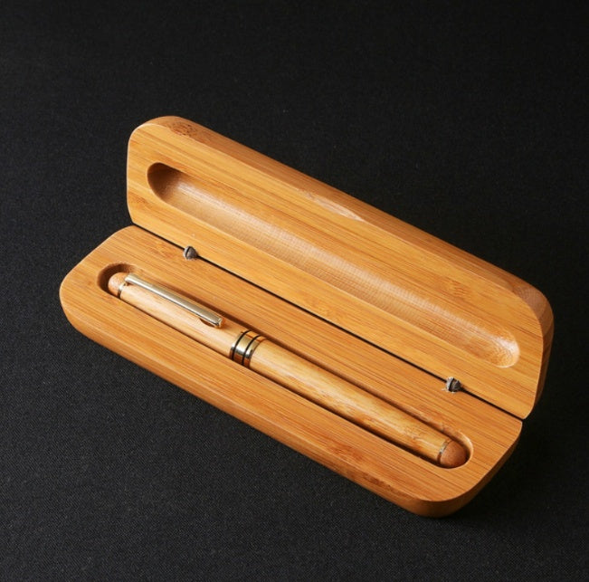 Bamboo Pen Bamboo Pen Pen Ball Pen Lettering Customer Gift Hard Pen Neutral Bamboo Pen - iztia