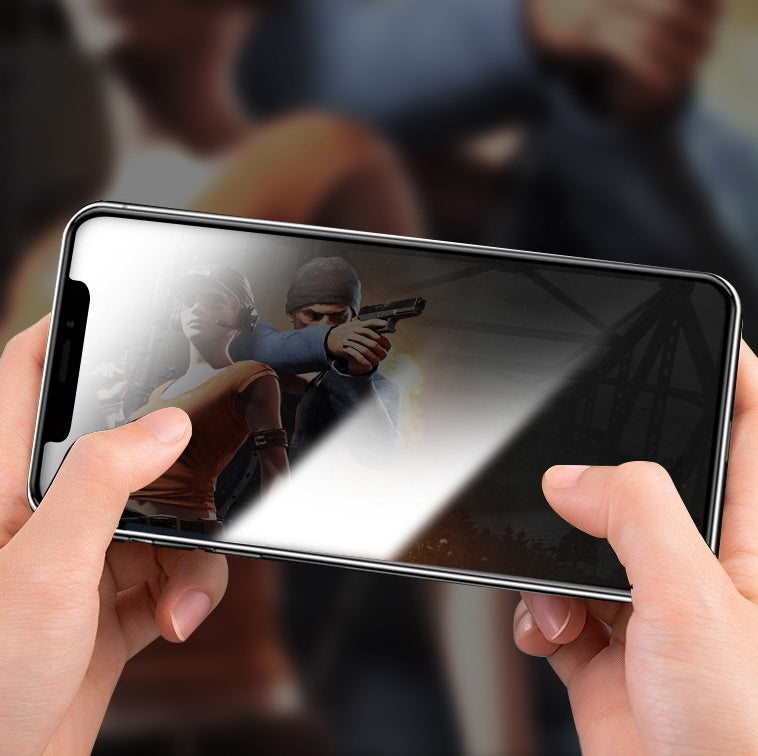 Compatible With , Mobile Phone Steel Glass Screen Silk Screen Anti-fall Anti-sneak Film - iztia