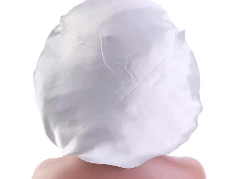 Beauty print Satin silk Bonnet sleep night cap - iztia