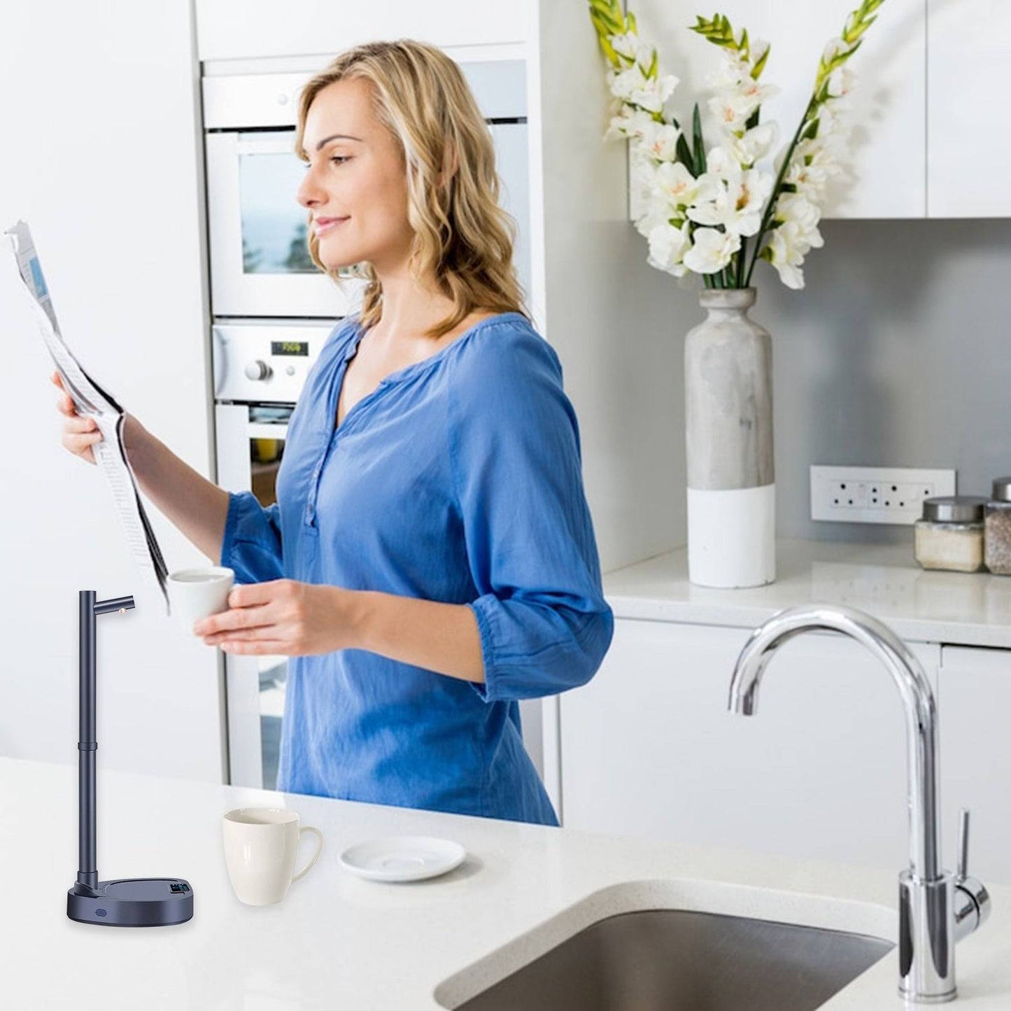 Copy of Added Extension Tupe Water Dispenser Automatic Water Bottle Desktop Rechargeable Water Dispenser With Stand - iztia