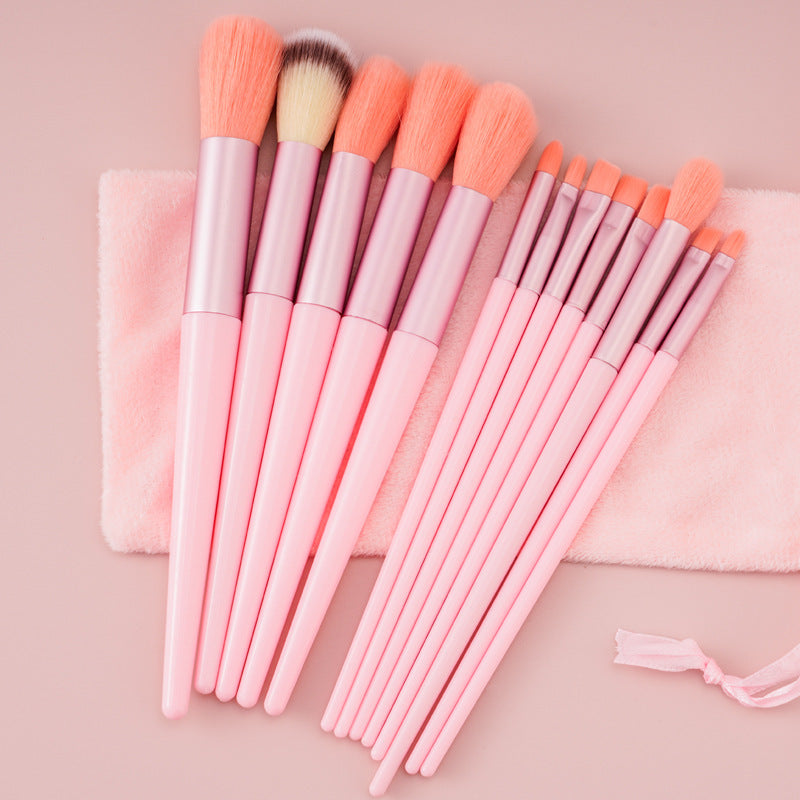 13Pcs Makeup Brush Set Make Up Concealer Brush Blush Powder Brush Eye Shadow Highlighter Foundation Brush Cosmetic Beauty Tools - iztia