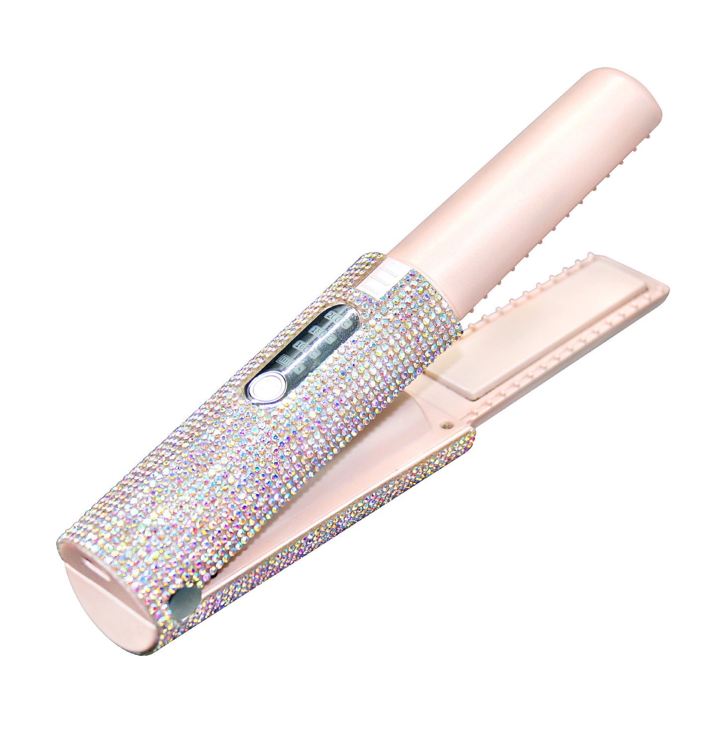 2-In-1 Electric USB Hair Straightening Brush Straightener Brush Multifunctional Comb Straightening Styler Hair Curler - iztia