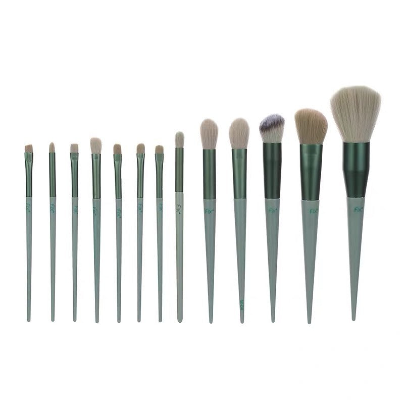 13Pcs Makeup Brush Set Make Up Concealer Brush Blush Powder Brush Eye Shadow Highlighter Foundation Brush Cosmetic Beauty Tools - iztia