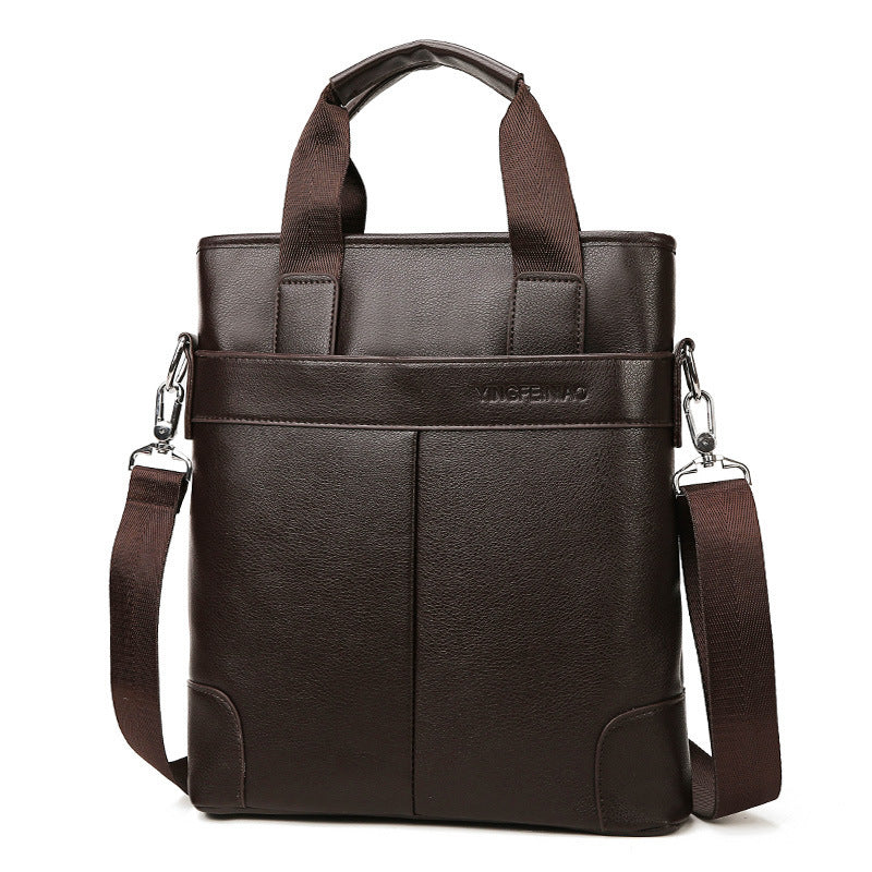 Men's Portable Crossbody Shoulder Briefcase - iztia