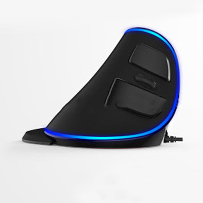 Vertical Ergonomic Snail RGB Anti-Mouse Hand Wired Mouse - iztia