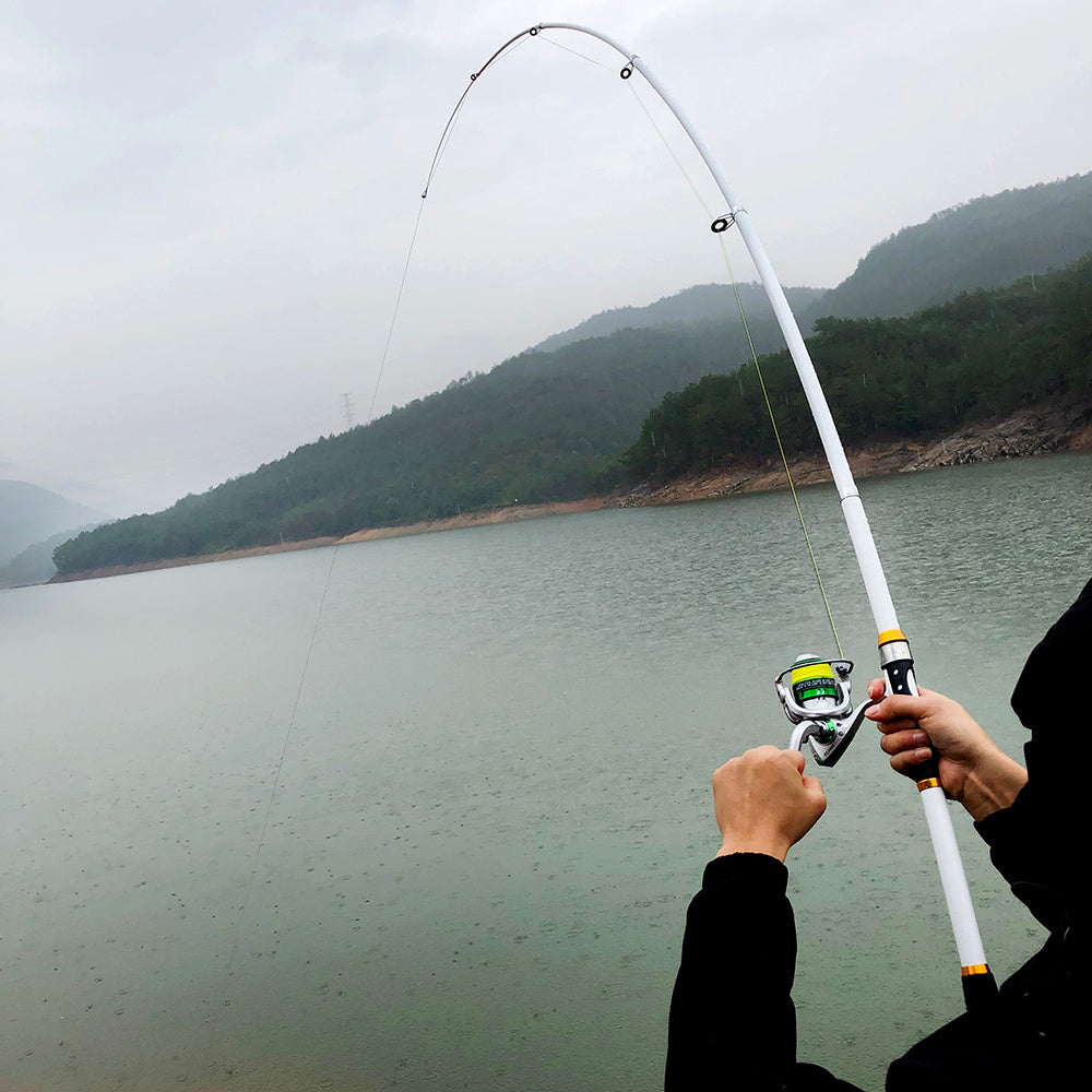 2.1M -3.6M Carp Fishing Rod Feeder Hard FRP Carbon Fiber Telescopic Fishing Rod Fishing Pole - iztia