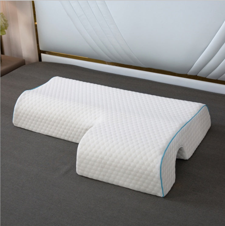 Couples Pillow Arched Cuddle Pillow With Slow Rebound Memory Foam For Arm Rest Hand Pillow - iztia