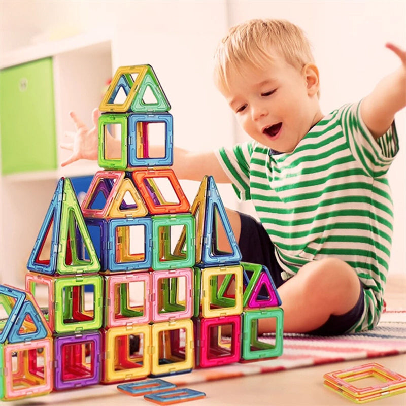 Magnetic Building Blocks DIY Magnets Toys For Kids Designer Construction Set Gifts For Children Toys - iztia