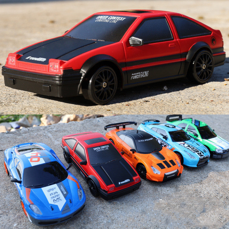 2.4G Drift Rc Car 4WD RC Drift Car Toy Remote Control GTR Model AE86 Vehicle Car RC Racing Car Toy For Children Christmas Gifts - iztia