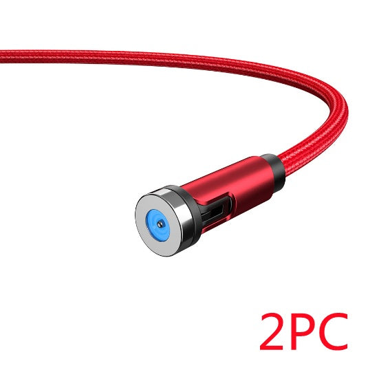 Essager Rotate Magnetic Cable 360 Degree USB Type C Charging Cable Fast Charging Magnet Charger 540 Rotate Micro Magnetic Cable - iztia